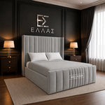 Mikonos Storage Bed, Mikonos Bed,  High Headboard Bed,  Storage Comaprtment Bed