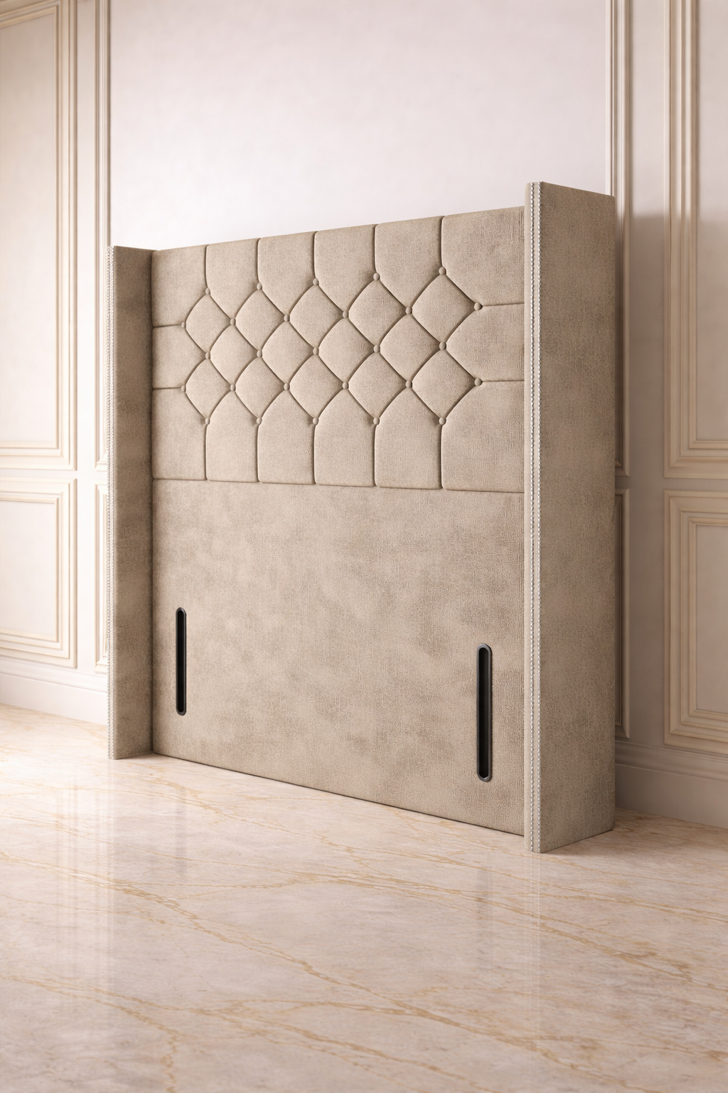 Alexa wingback headboard