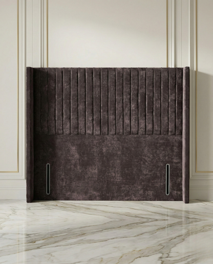 Aria winged bed headboard