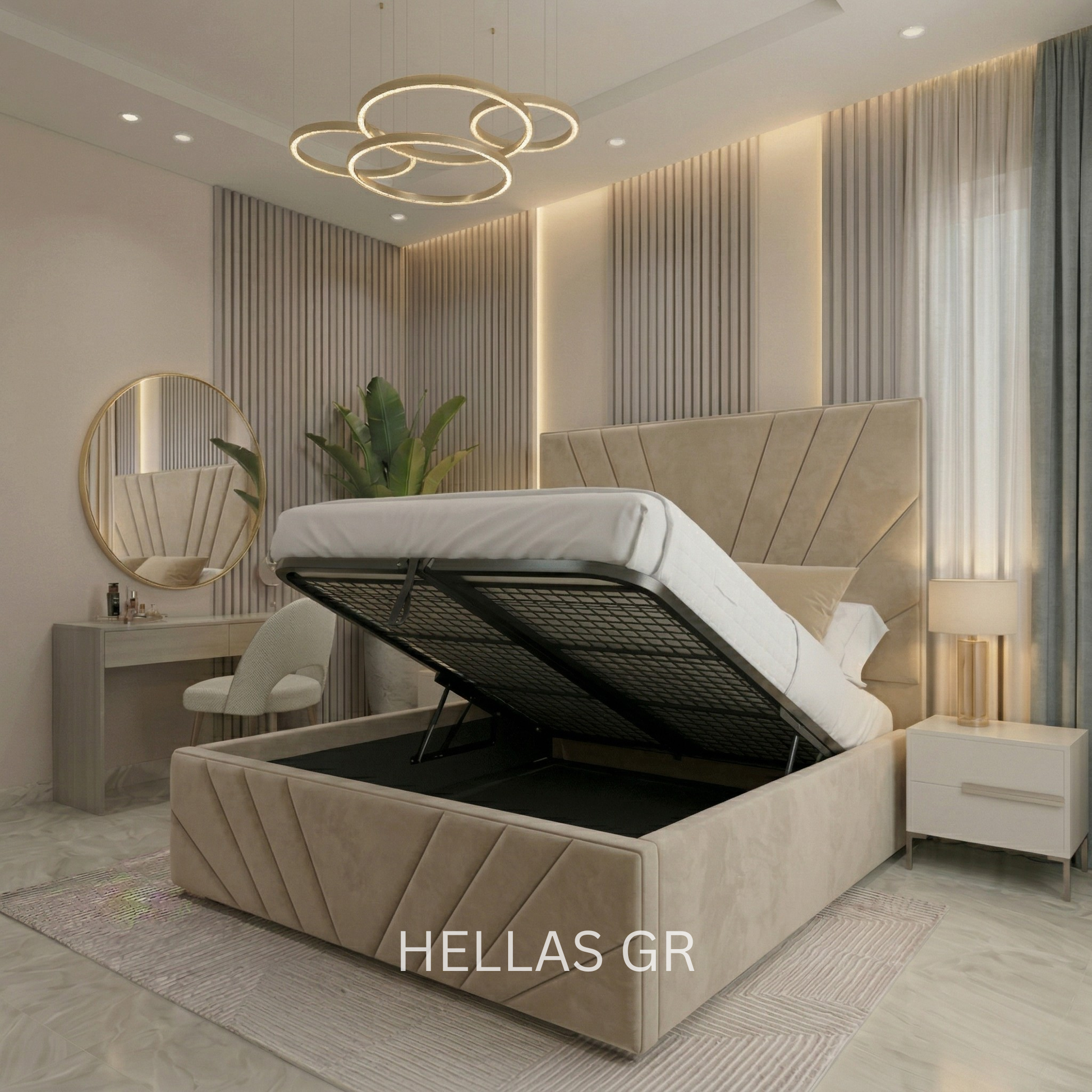 Aurum V Ottoman divan Bed