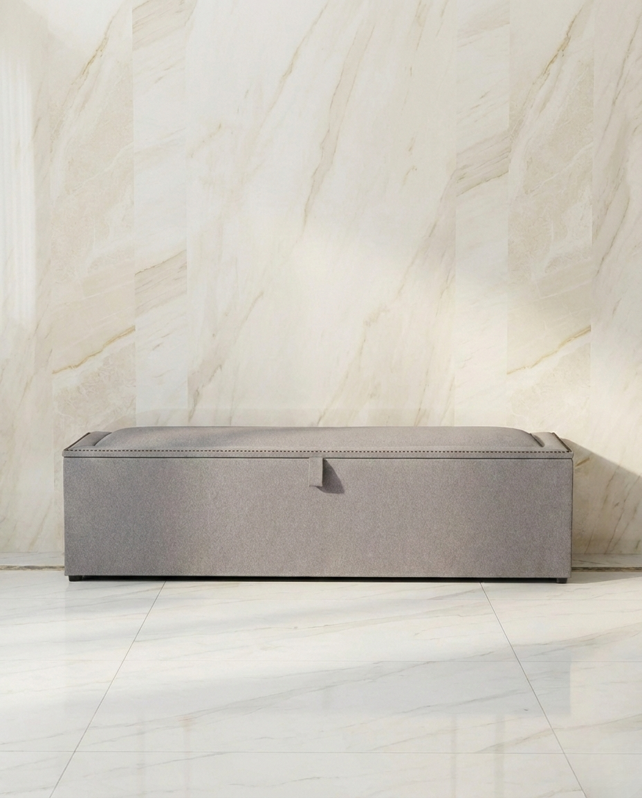 Azure Ottoman Blanket Box