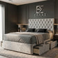 Buttoned Headboard Divan Bed