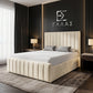 Cubic Panelled Ottoman Bed