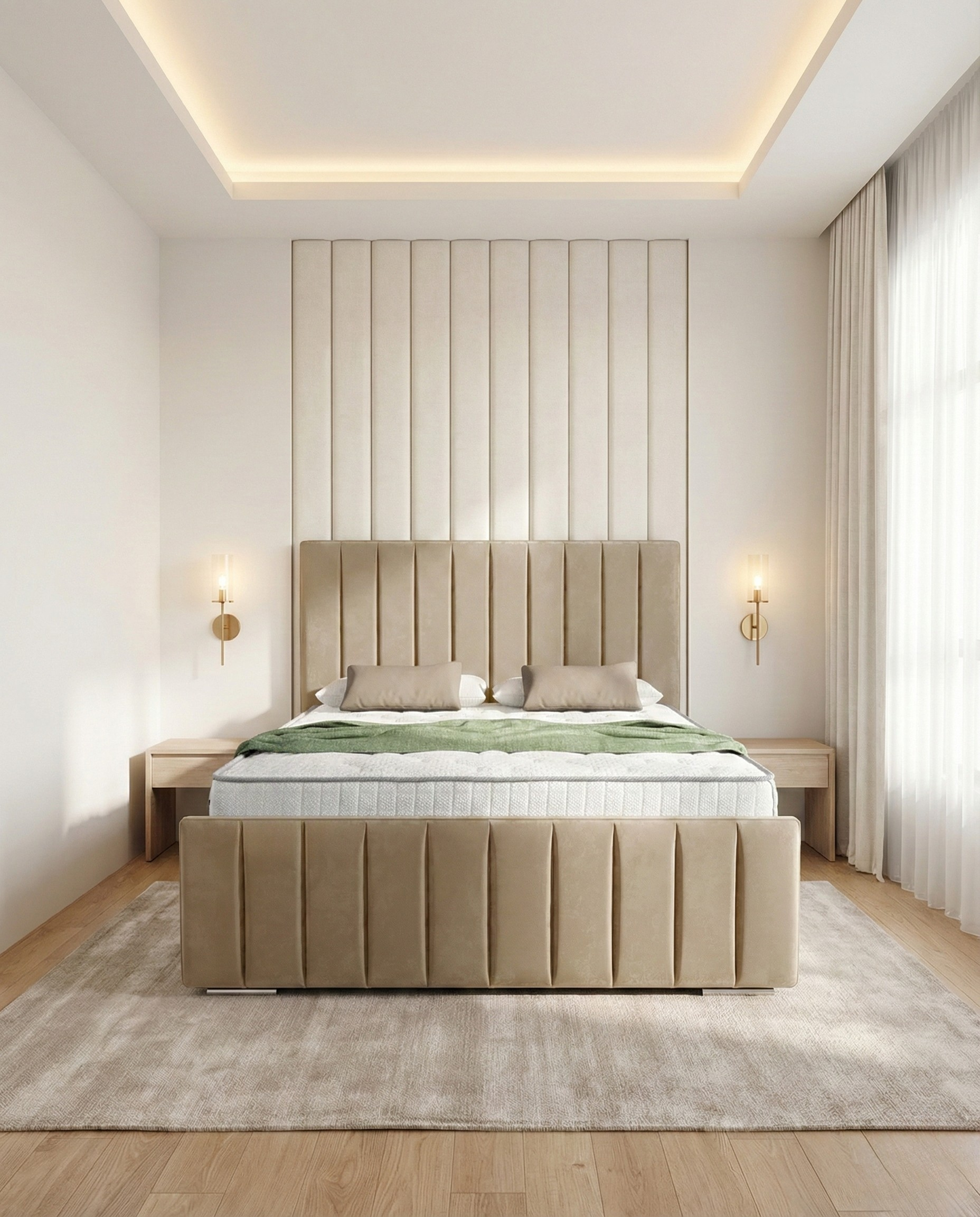 Cubic Panelled Ottoman divan 