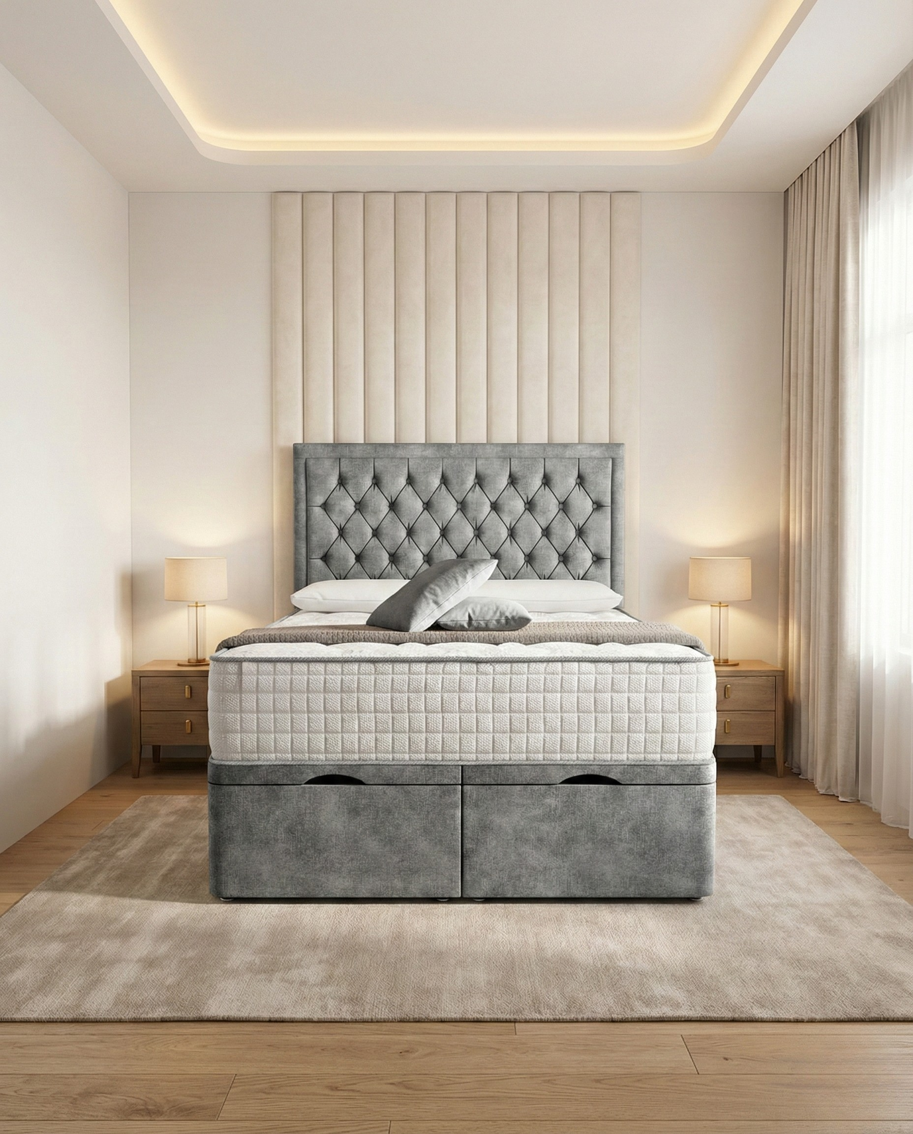 Diamond Frame ottoman divan