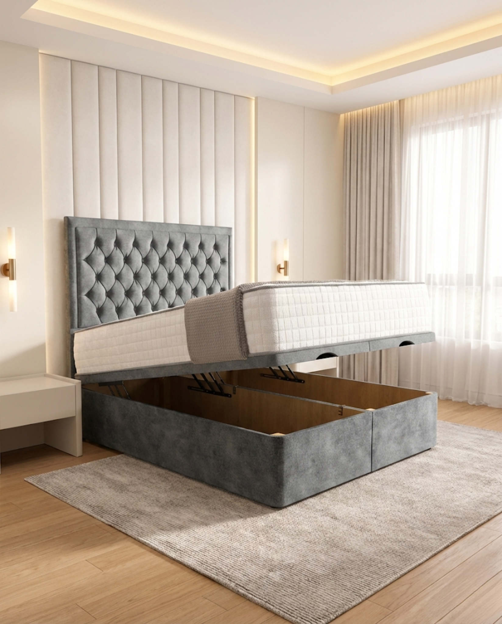Diamond Frame ottoman divan bed