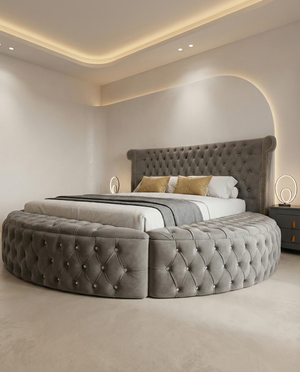 Diamond Orbit Round Bed