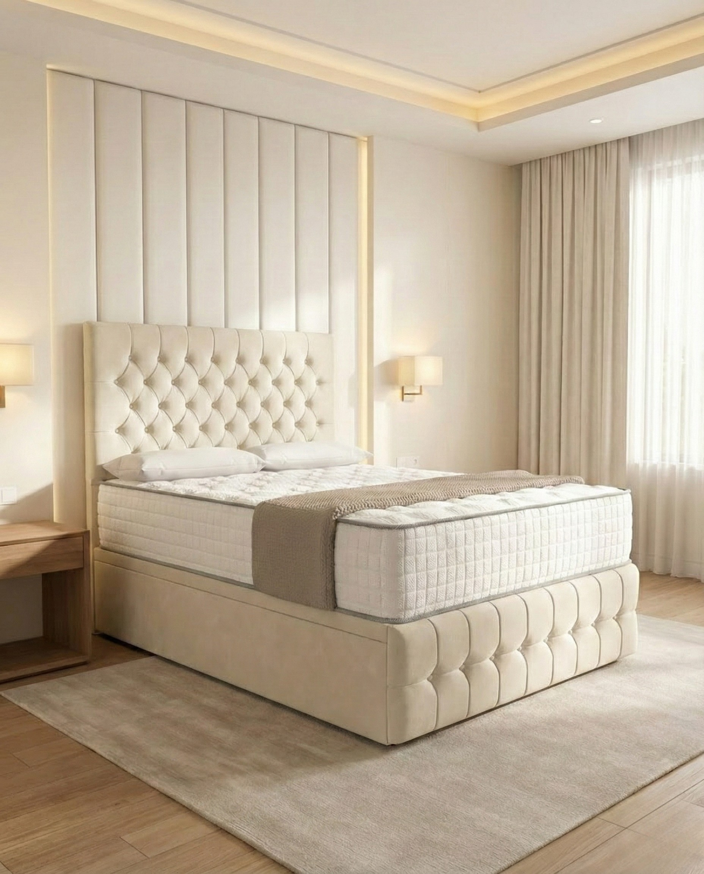 Diamond Tuffted Divan Bed