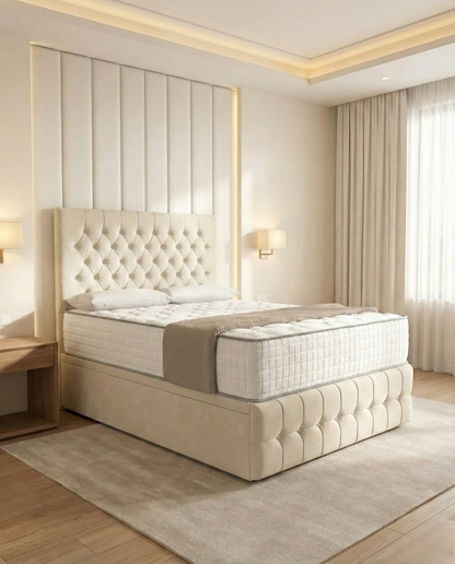 Diamond Tuffted Divan Bed