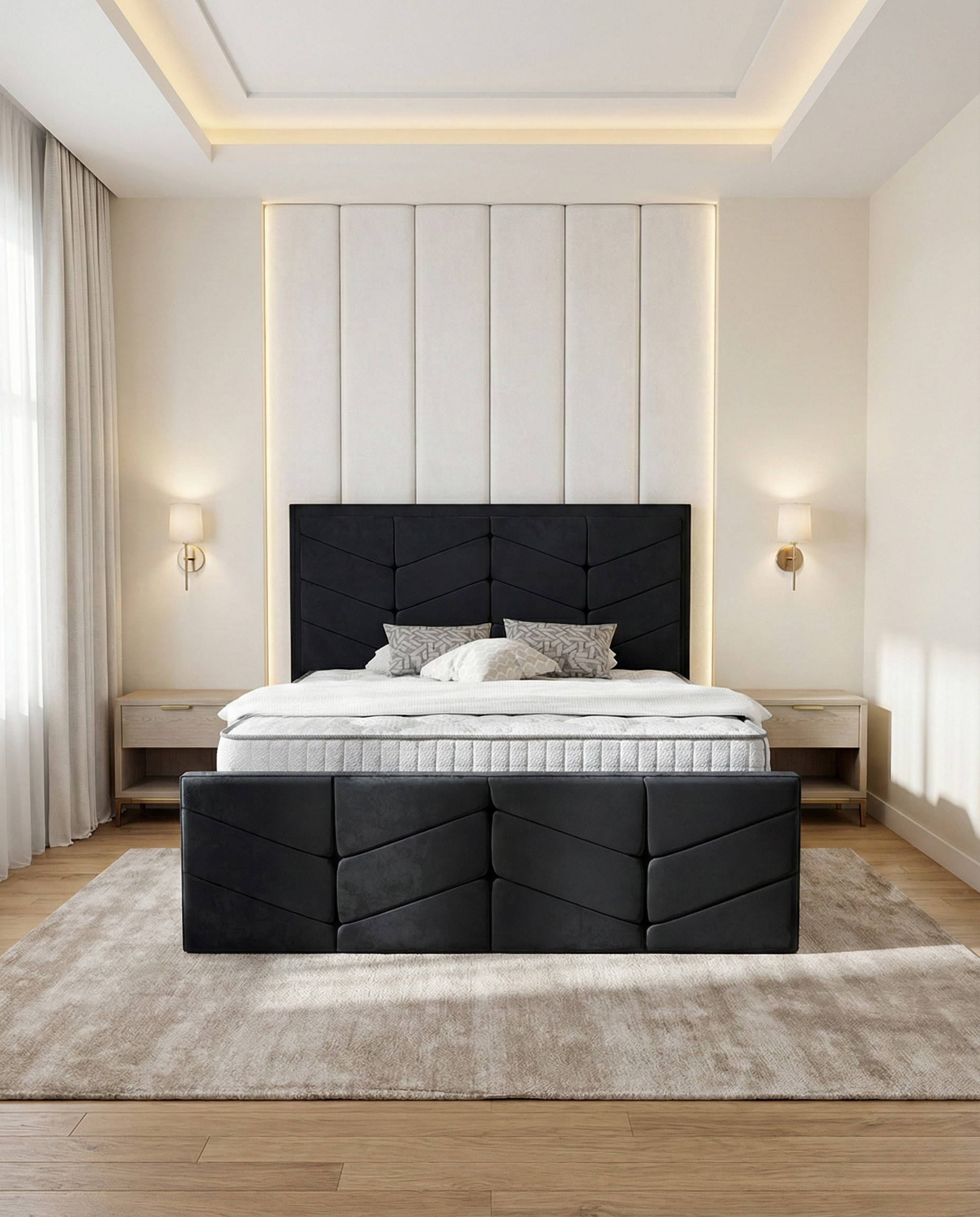 Elite V Plush Ottoman divan