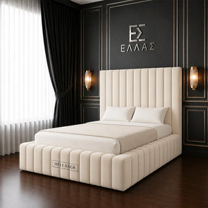 Floretta Elite Bed,  Elite Bed, High Headboard Bed, Storage Compartment Bed