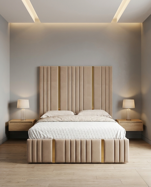 Florida Gold Trim luxury bed