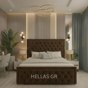 Heritage Button Ottoman Bed