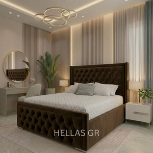 Heritage Button Ottoman Bed