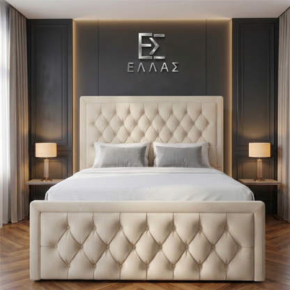 Heritage Button Ottoman Bed