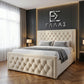 Heritage Button Ottoman Bed