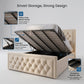 Heritage Button Ottoman Bed