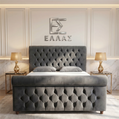 Imperial Button Ottoman Bed