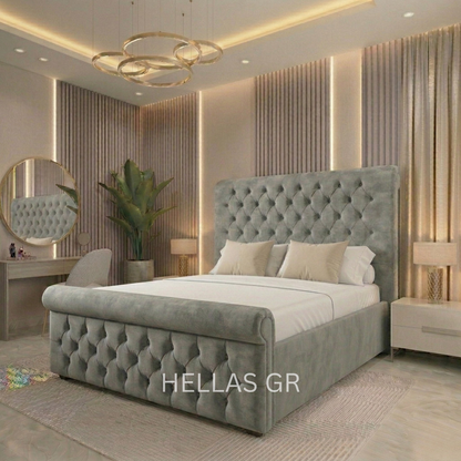 Imperial Button Ottoman Bed