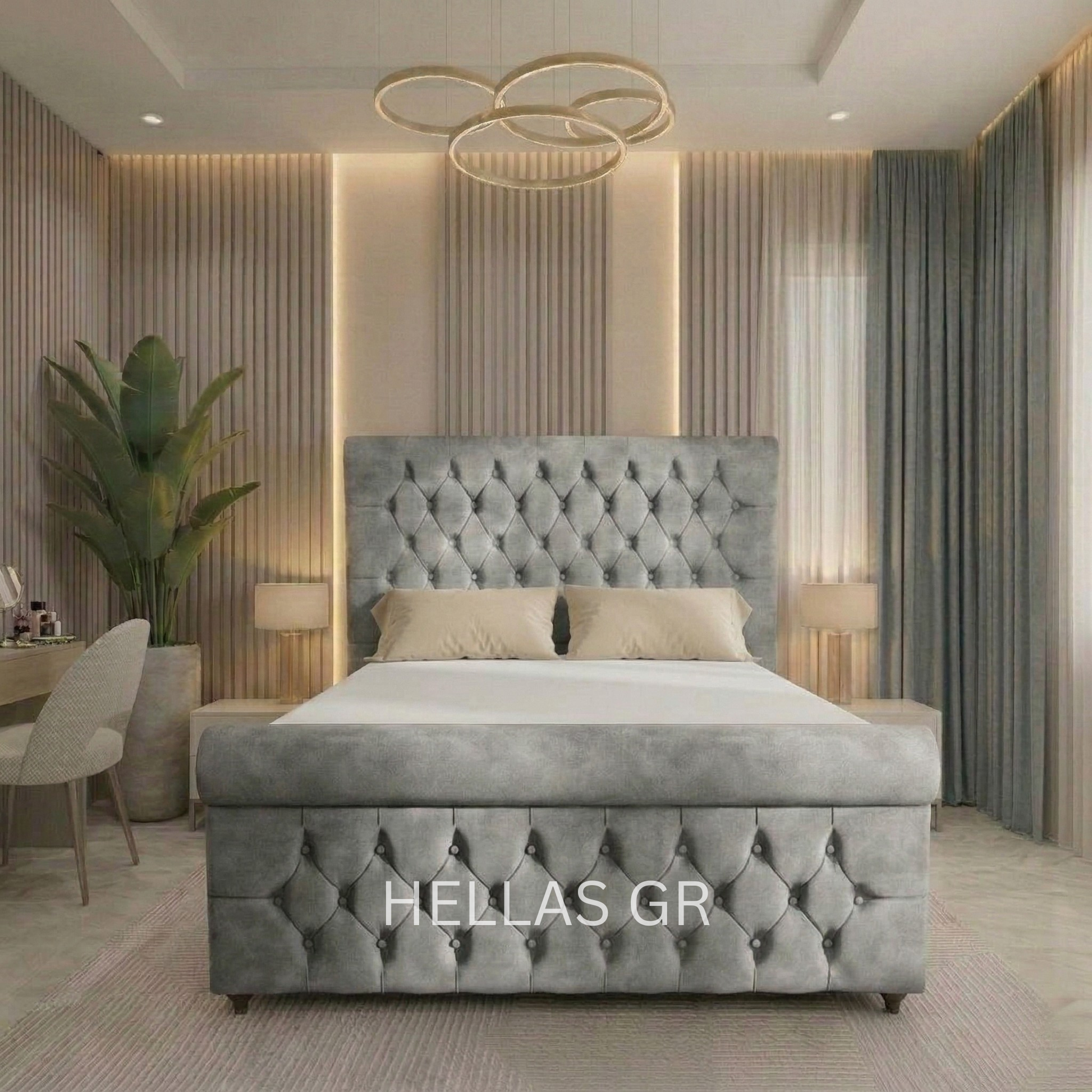 Imperial Button Ottoman divan