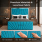 Sunshine Mirror Bed with Ottoman Storage