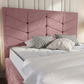Elite V Plush Ottoman Bed- Pink Plush Velvet