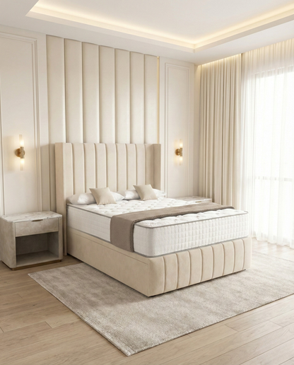 Lanthe Wingback Ottoman Divan Bed