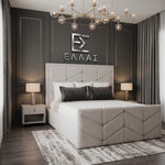 Leaf Panel Bed, Panel Bed, Storage Compartment Bed