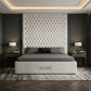 Hellas Chesterfield Ottoman Storage Bed with hHgh Headboard