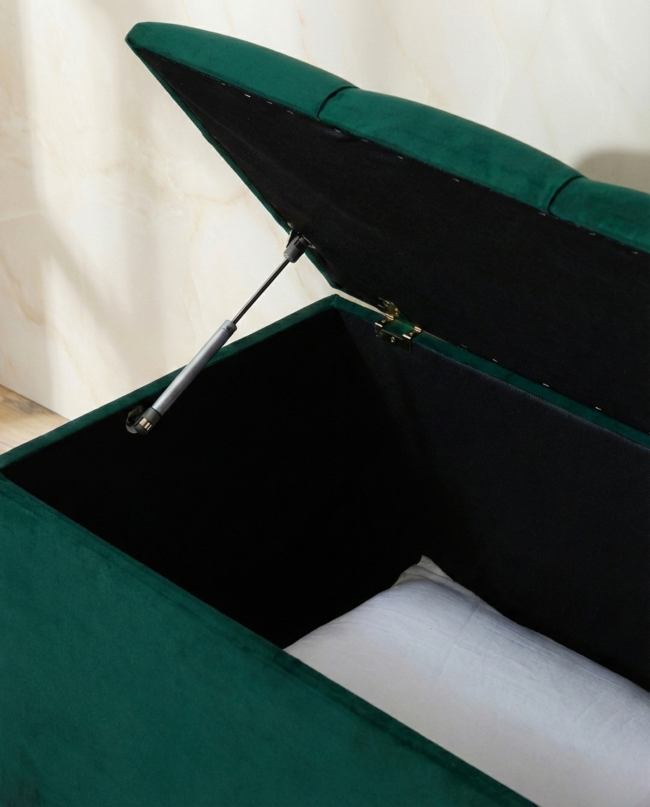 Myrthos upholstered blanket box