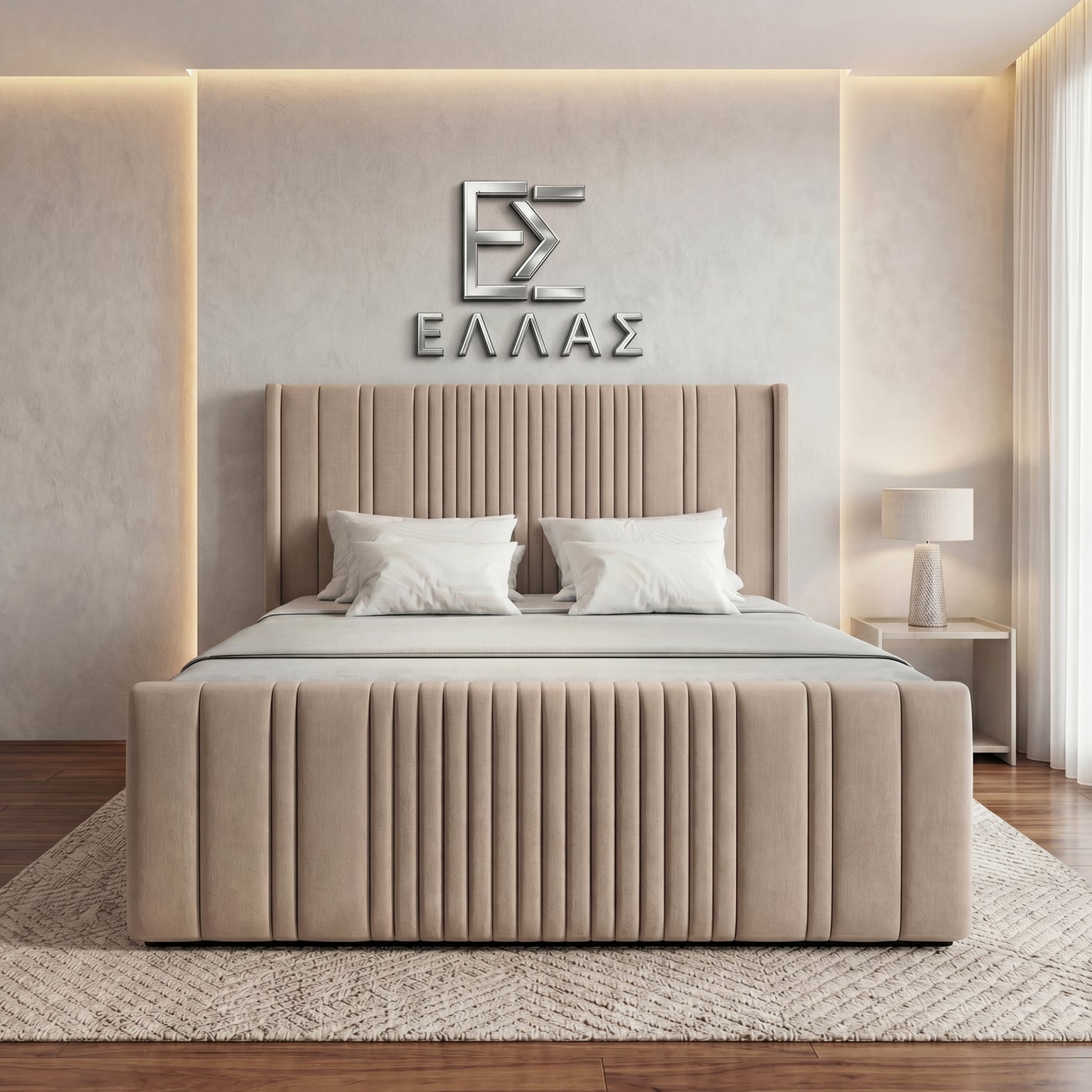 Nova Wingback Bed