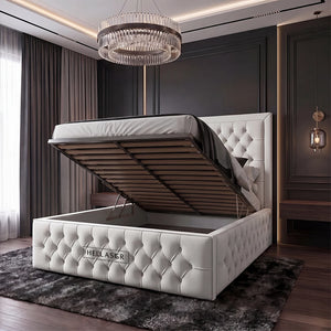 Addison Ottoman Storage Bed Frame, Storage Bed