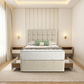 Theros Divan Bed - Cream Chenille