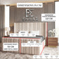 Oxford Wingback Bed