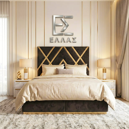 Paris Gold Trim Bed