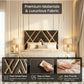 Paris Gold Trim Bed