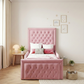 Pixie toddler Bed upholstered in premium fabric
