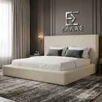 Plain Textured Bed, Textured Bed, Storage Bed