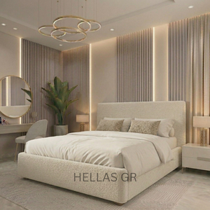 Plain Textured luxury Bed