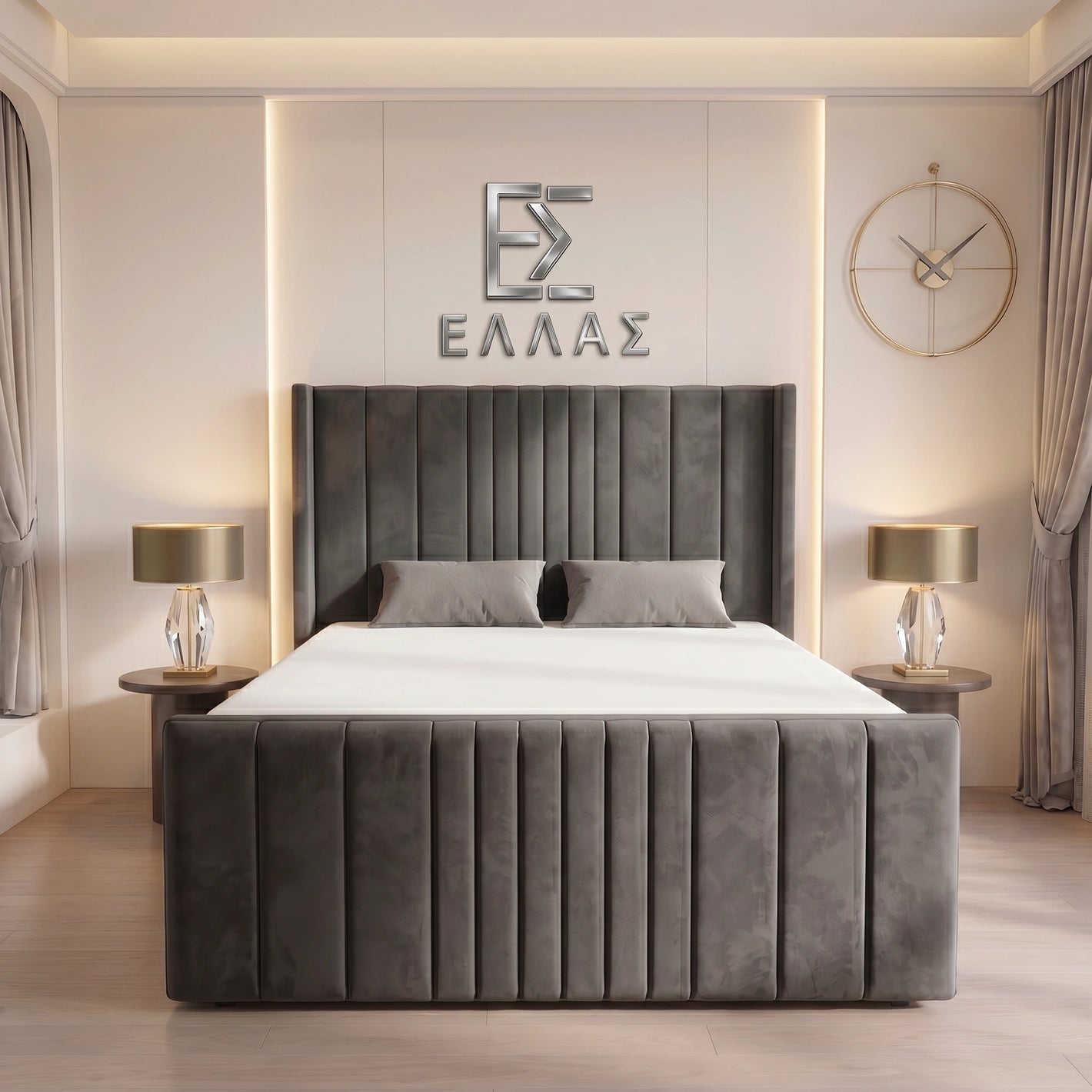 Regemcy Scroll Ottoman Bed