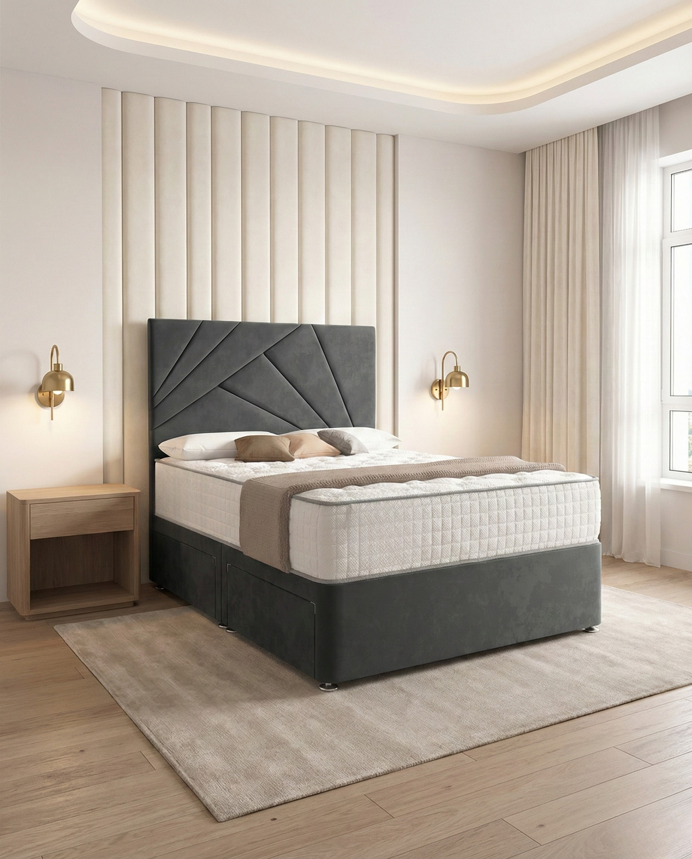 Dione Wingback Divan Bed