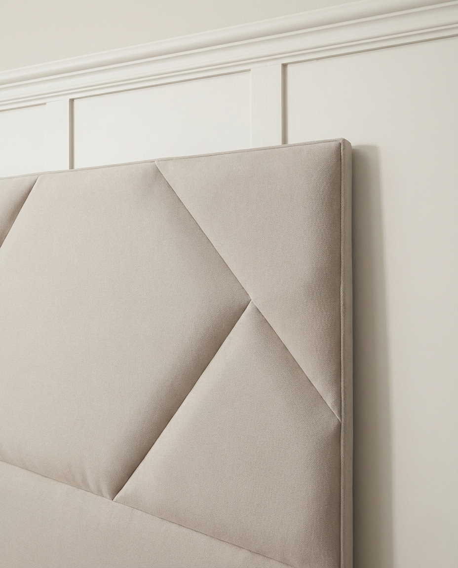 Aegean padded bed headboard frame