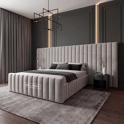 Dianna Dttoman Storage Bed with Wide Headboard