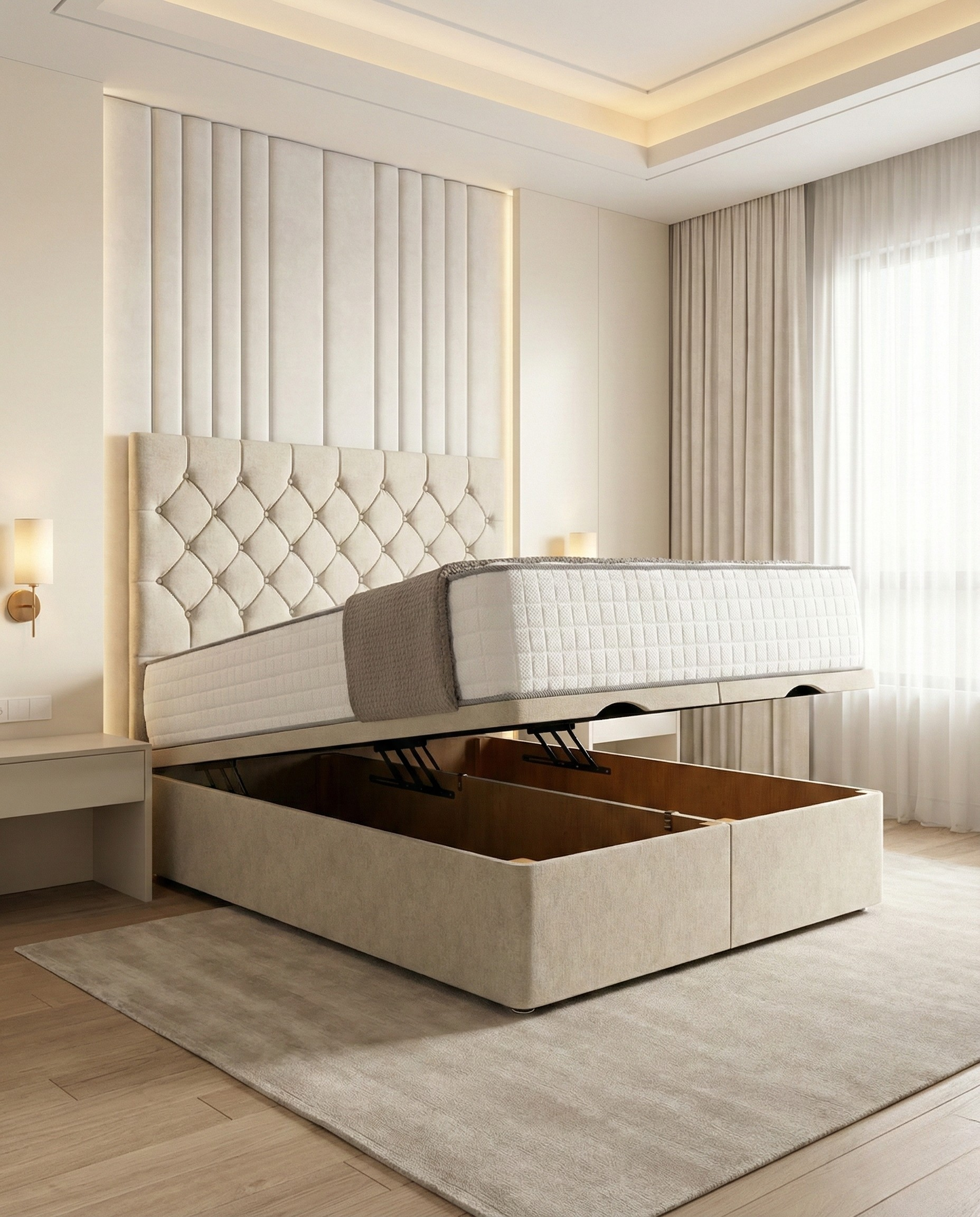 Thalior Chesterfield Ottoman Divan 