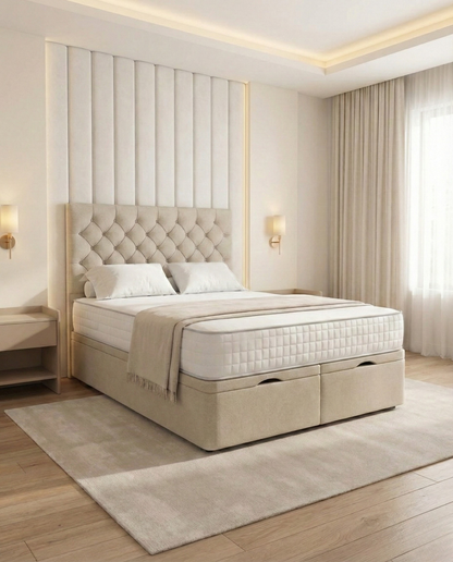 Thalior Chesterfield Ottoman Divan Bed