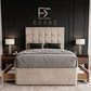 Theros Divan Bed - Cream Chenille