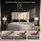 Theros Divan Bed - Cream Chenille