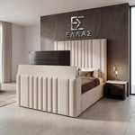 Victoria Storage TV Bed,Victoria Bed, TV Bed, High Headboard Bed, Storage Comaprtment Bed