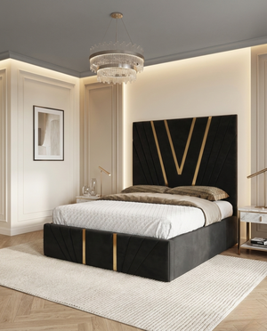 Vector Gold Trim Bed
