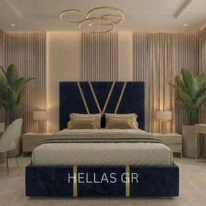 Vector Gold Trim Bed front